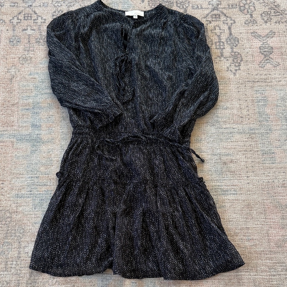 Pinch Black Speckled Mini Dress